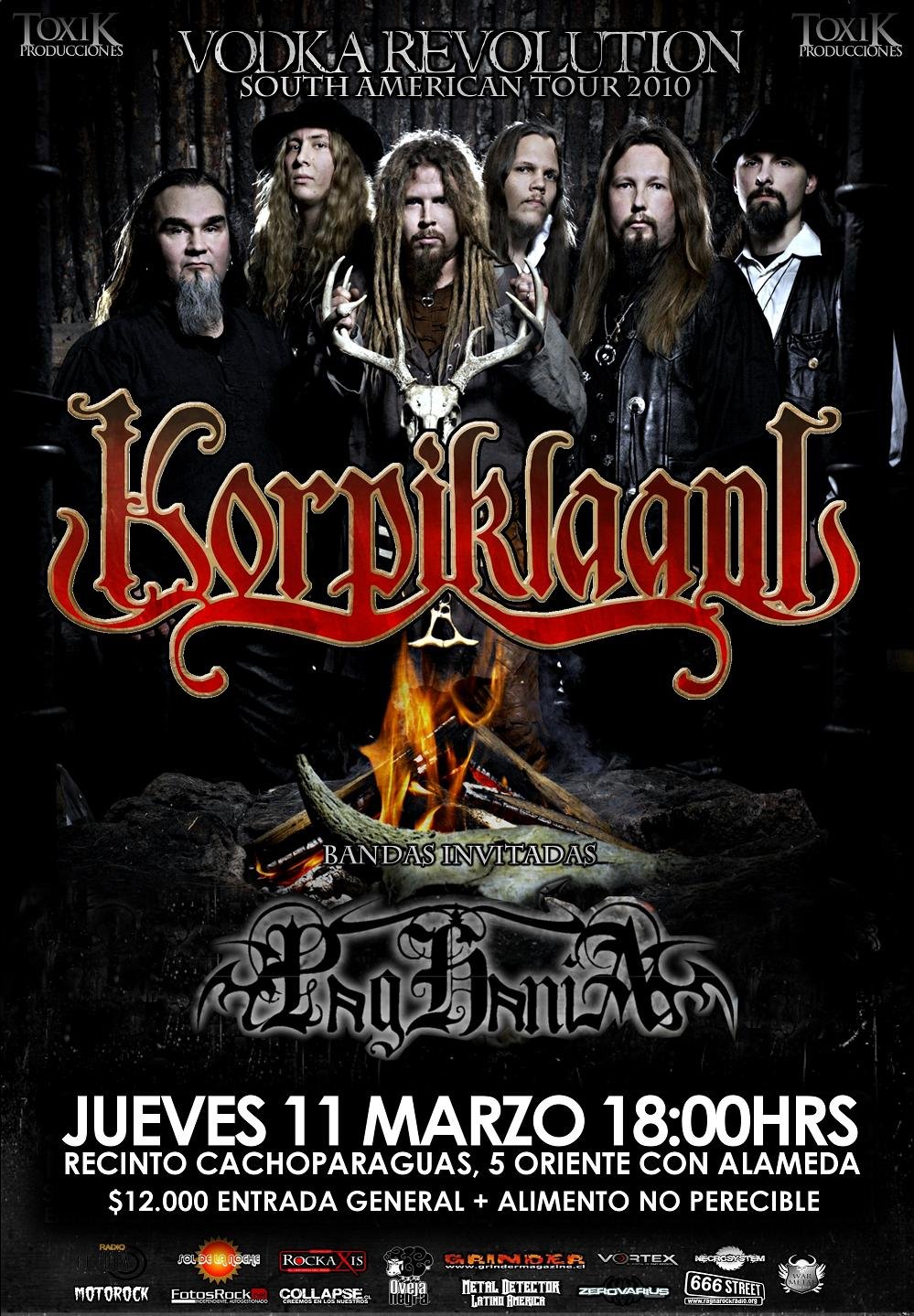 Korpiklaani Vodka Revolution Southamerican Tour 2010 Cambio De