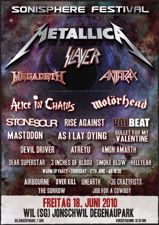 ミュージック DEEP SYMPHONIC CONCERT TOUR 2010 Sonisphere Festival 2010 at Degenaupark (Jonschwil) on 17