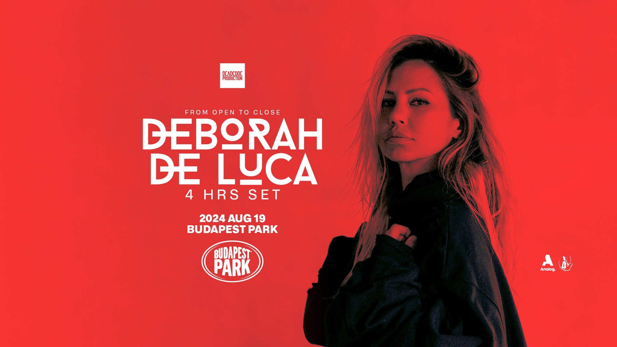 Deborah De Luca at Park (Budapest) on 19 Aug 2024 | Last.fm