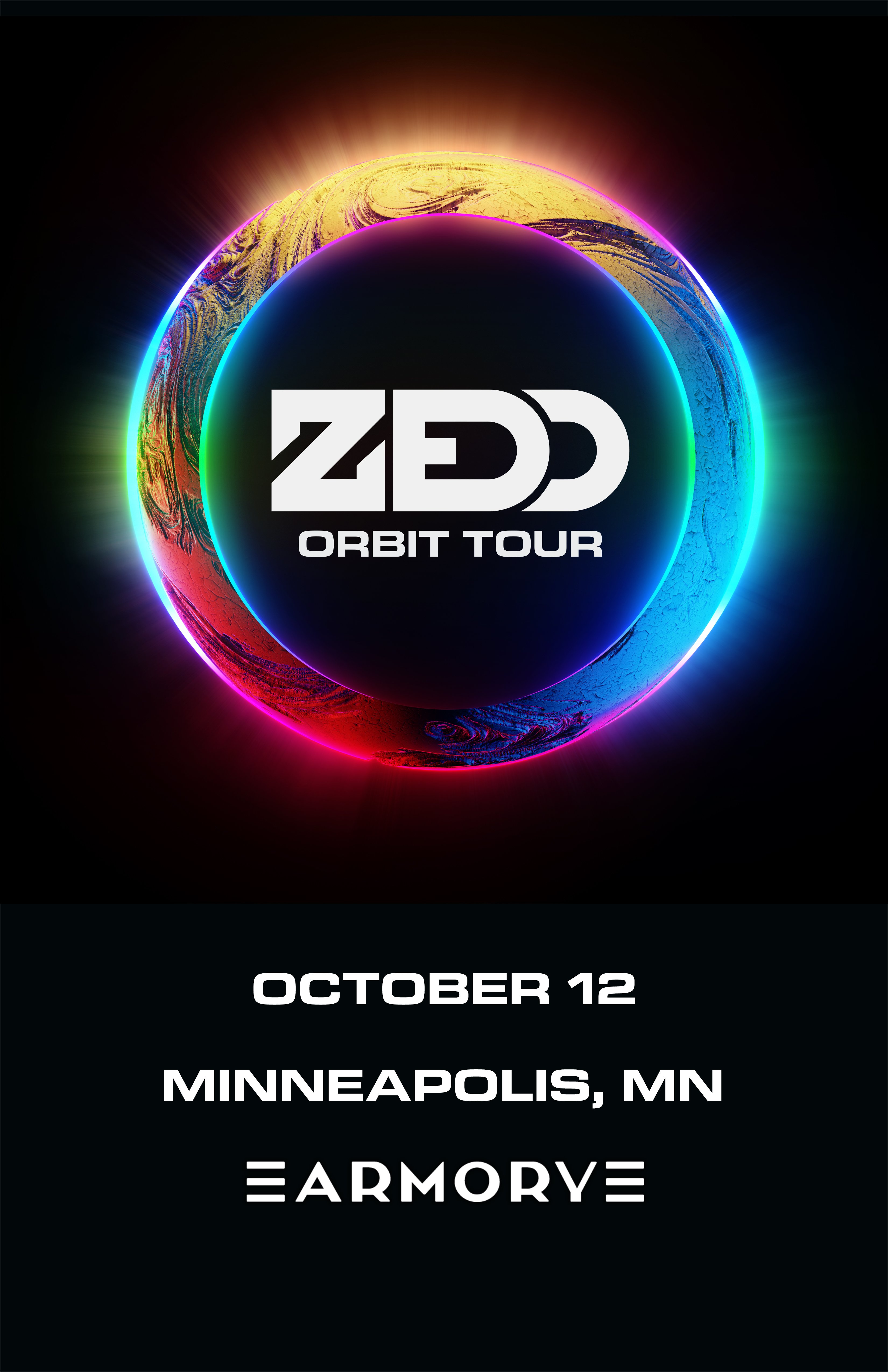 19年 10月 12日 The Armory Minneapolis にてzedd Last Fm