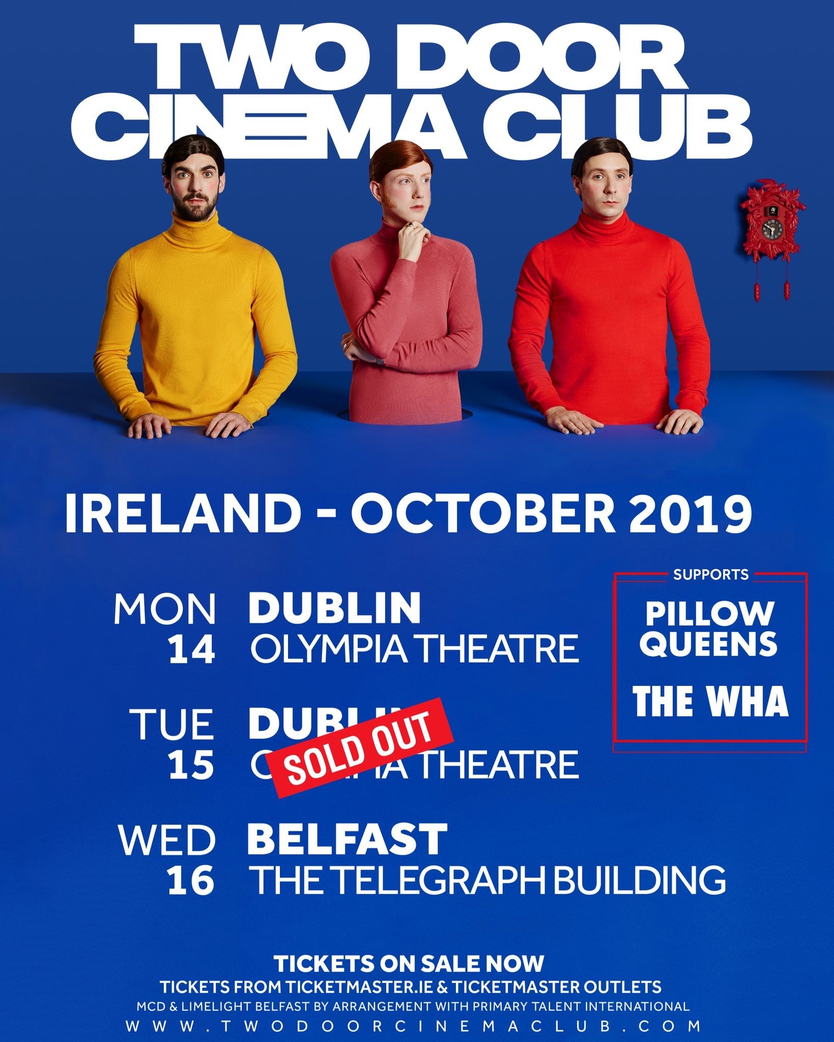 Two Door Cinema Club Im Olympia Theatre Dublin Am 15 Okt