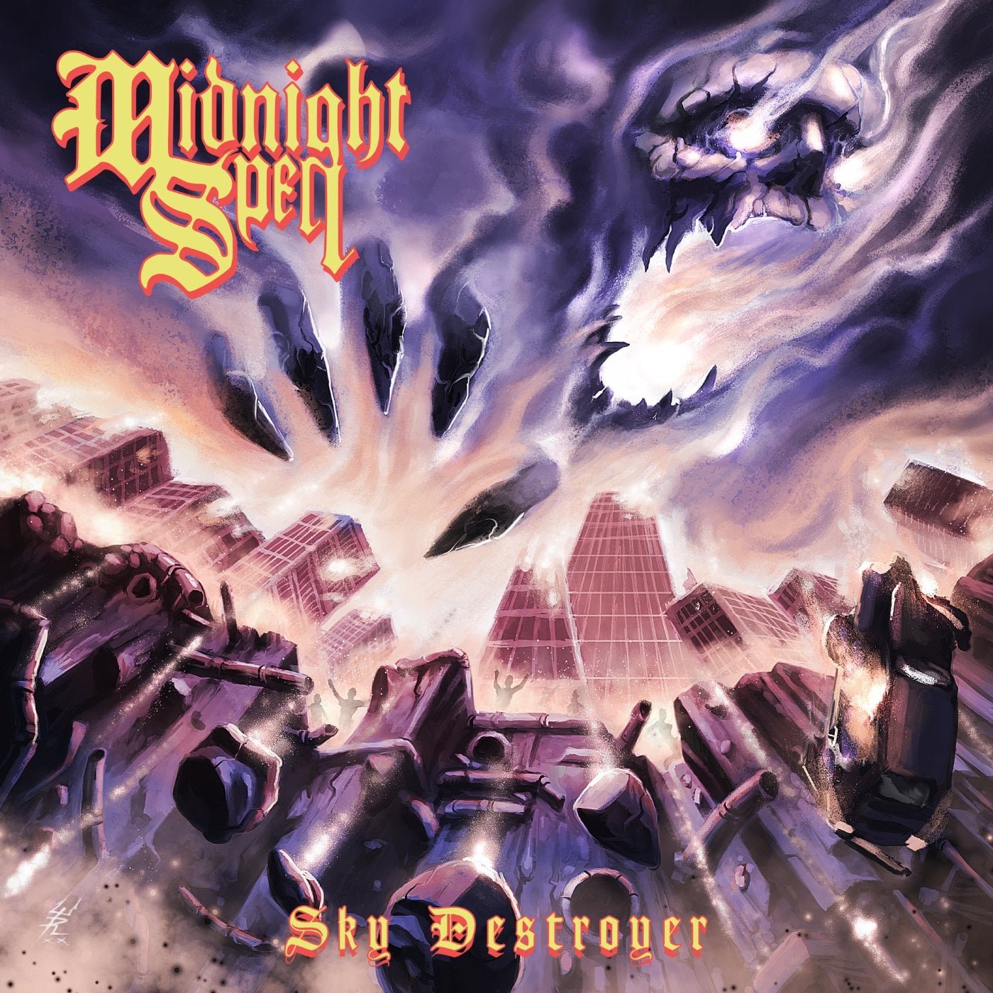 Rock albums 2021. Midnight Spell Sky Destroyer 2021. The Crown Royal Destroyer 2021. Группа the Midnight альбомы.