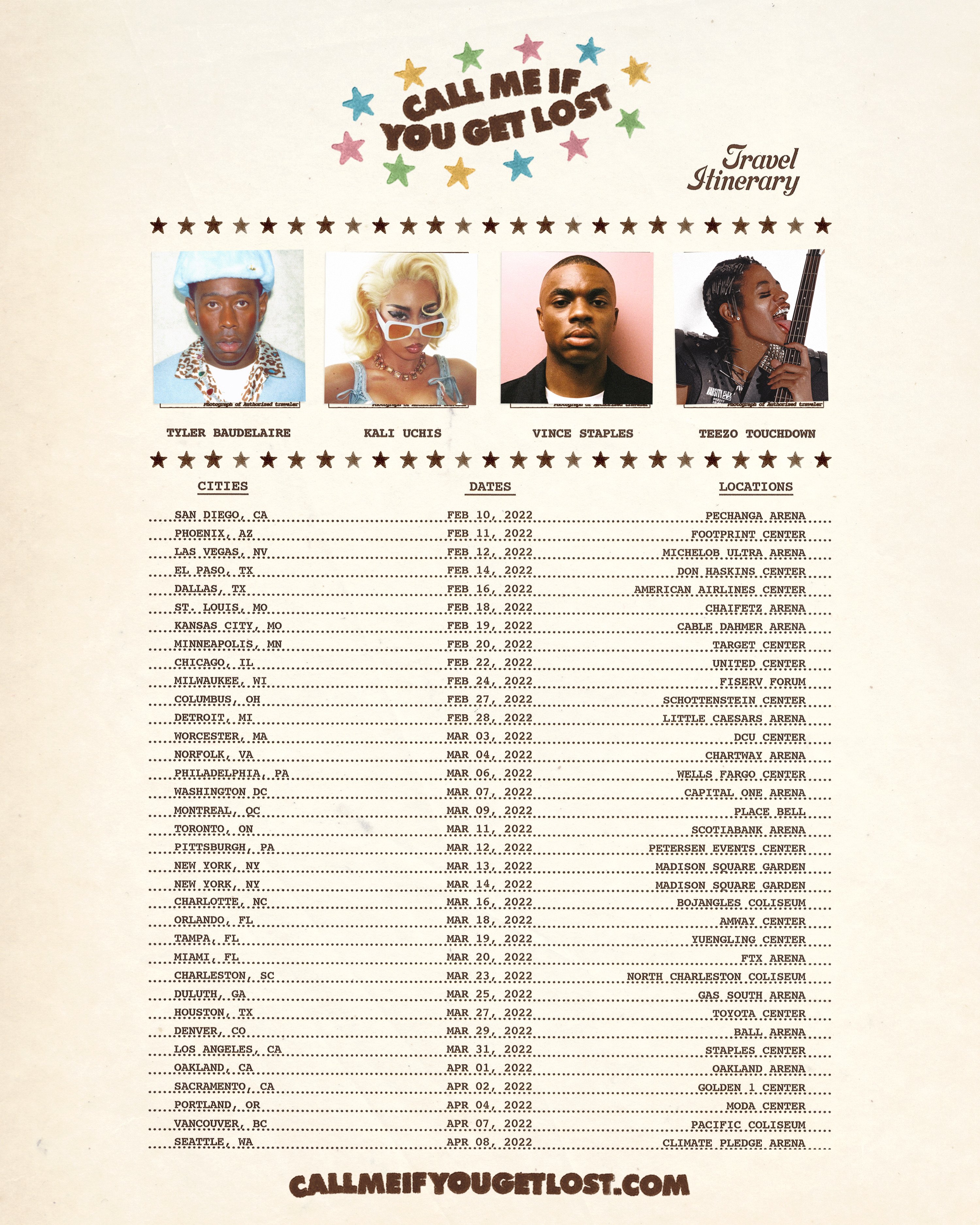 Tyler The Creator Call Me If You Get Lost V Pacific Coliseum Vancouver 7 Apr 22 Last Fm