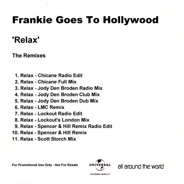 Relax (Lockout's London Mix) — Frankie Goes to Hollywood | Last.fm