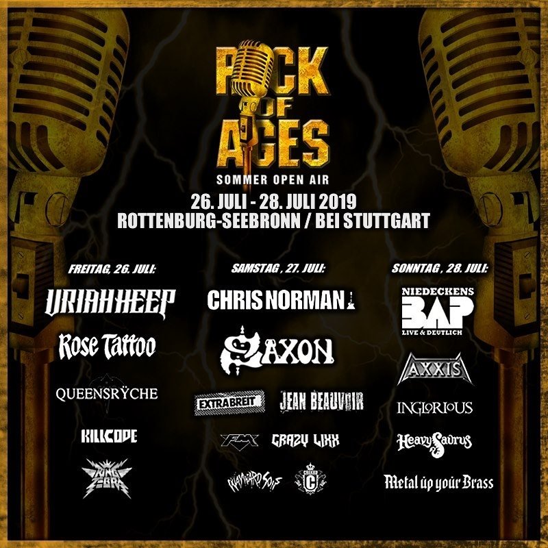 Rock Of Ages im Seebronn Festplatz (Rottenburg) am 26. Jul. 2019 | Last.fm