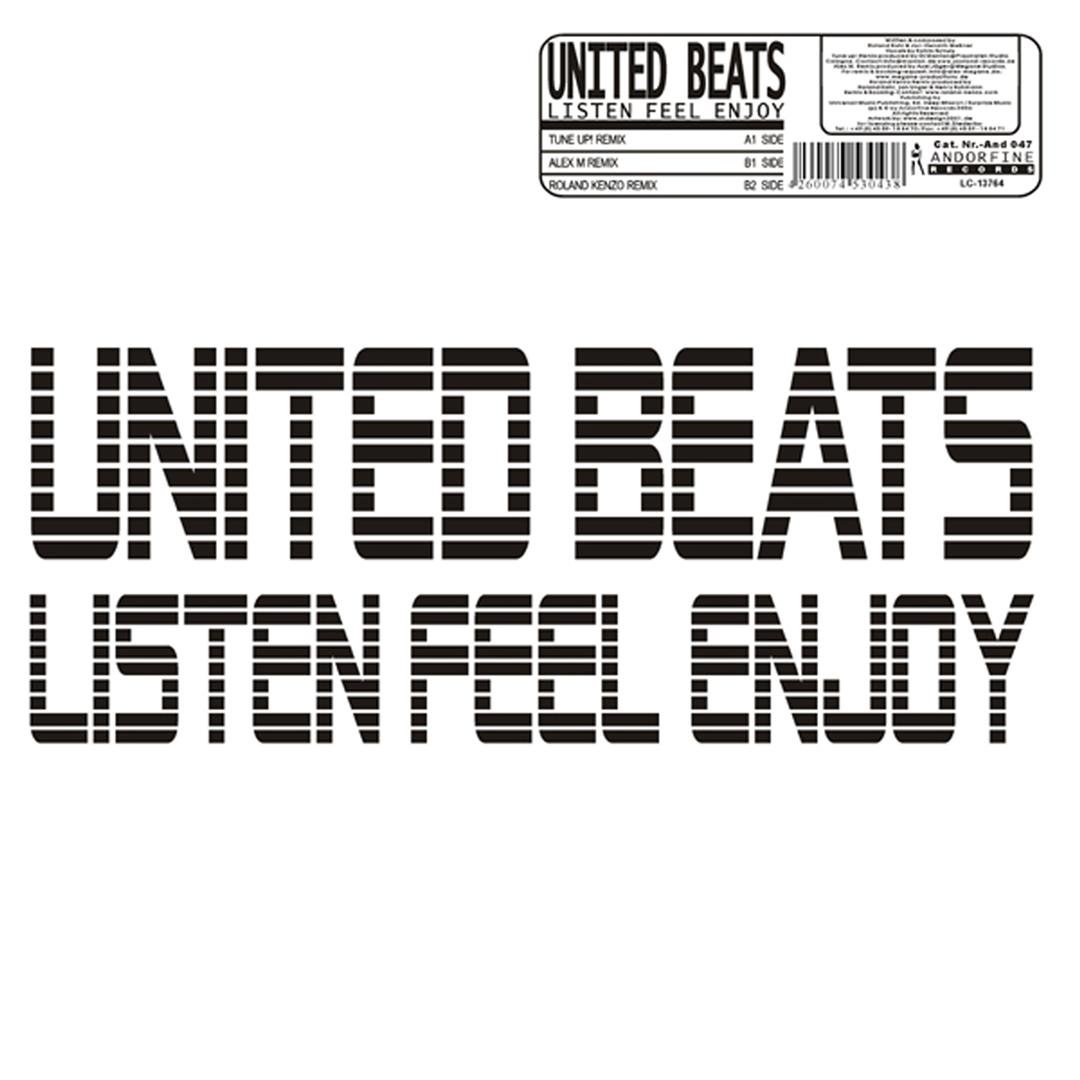 Listen remix. United Beats listen feel enjoy. DJ Roland Kenzo listen feel enjoy. United Beats - listen, feel, enjoy (Tune up! Remix)(2006). Наклейки Beats.