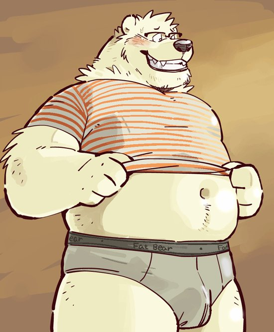 Furry bear comics. Жирный медведь арт. Фурри толстый медведь. Медвежонок в трусах. Толстый медведь в трусах