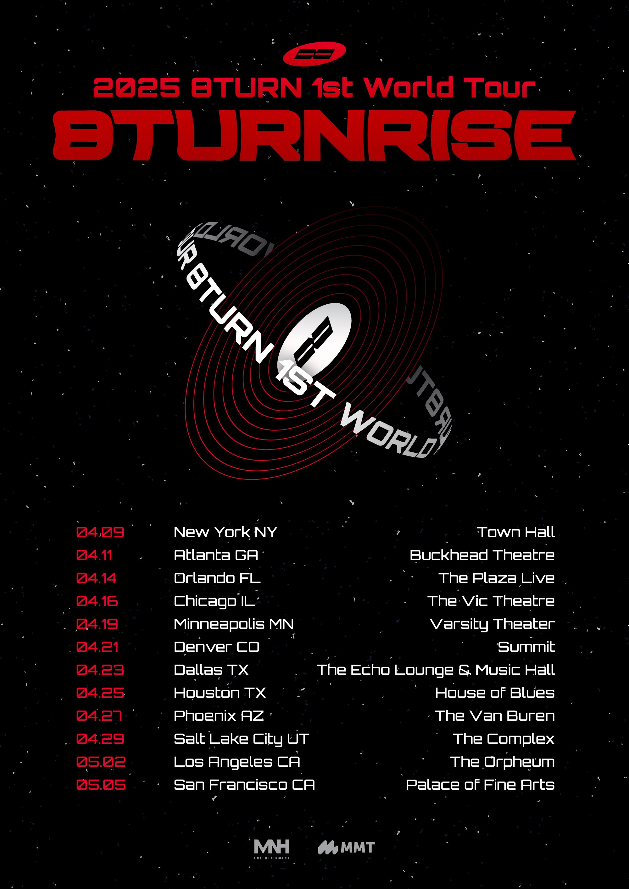 8TURN 1st World Tour [8TURNRISE] at Palace of Fine Arts (San Francisco