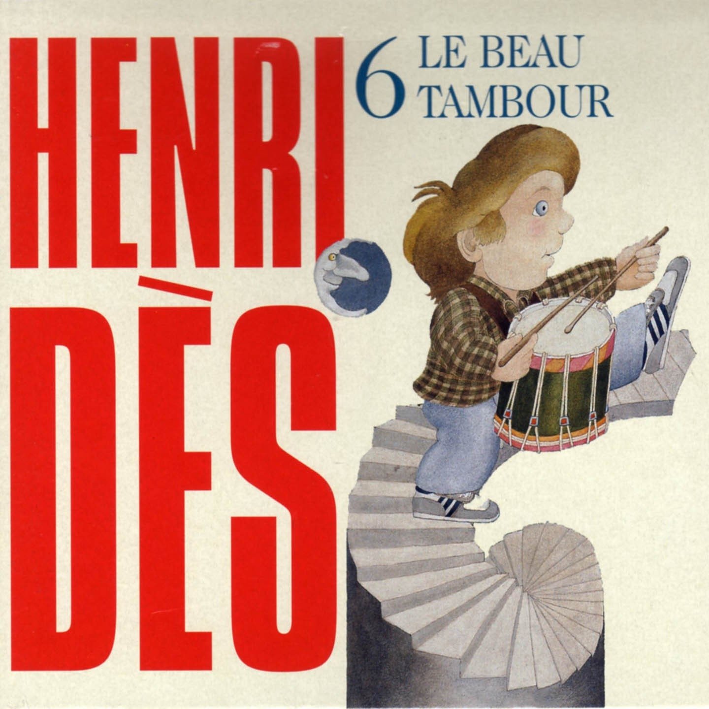 Henri dès chante - cache-cache - chanson illustration.