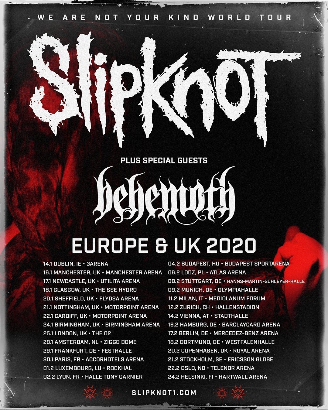 Slipknot på Telenor Arena ( Oslo ) den 22 Feb 2020 | Last.fm