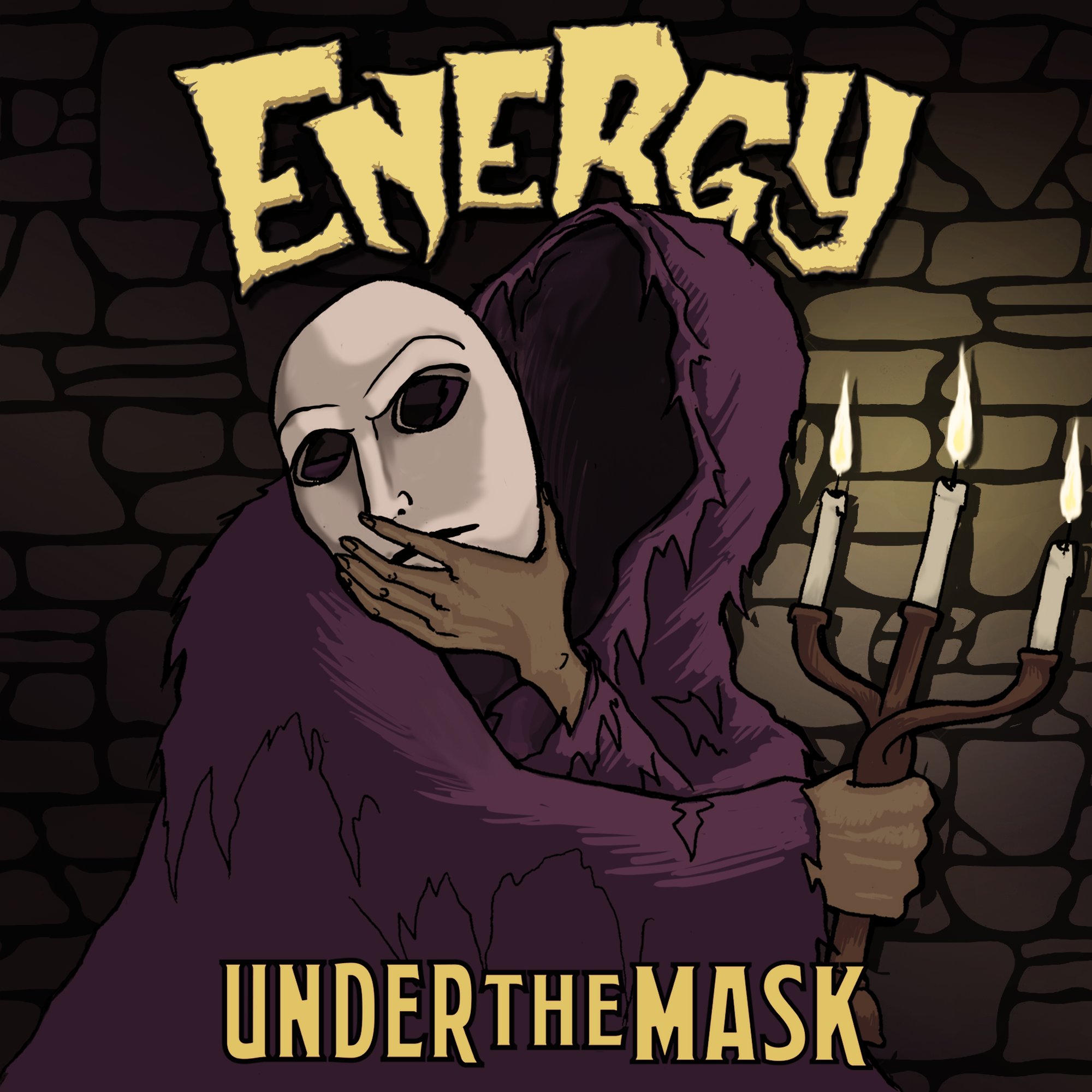 Under mask. Last Energy.