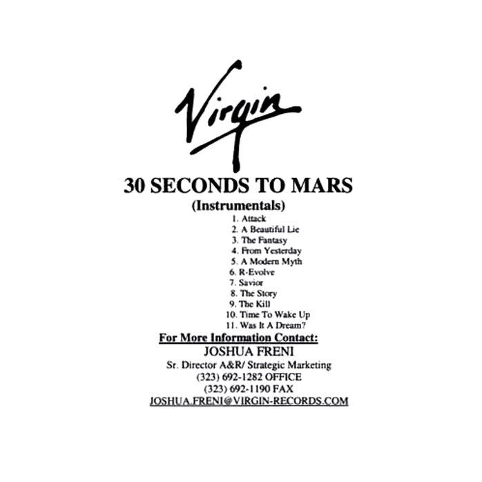 A Modern Myth (instrumental) — 30 Seconds to Mars | Last.fm