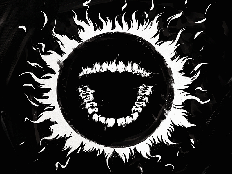 Black sun abstractunitorn
