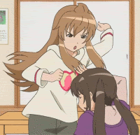 Шлепают gif