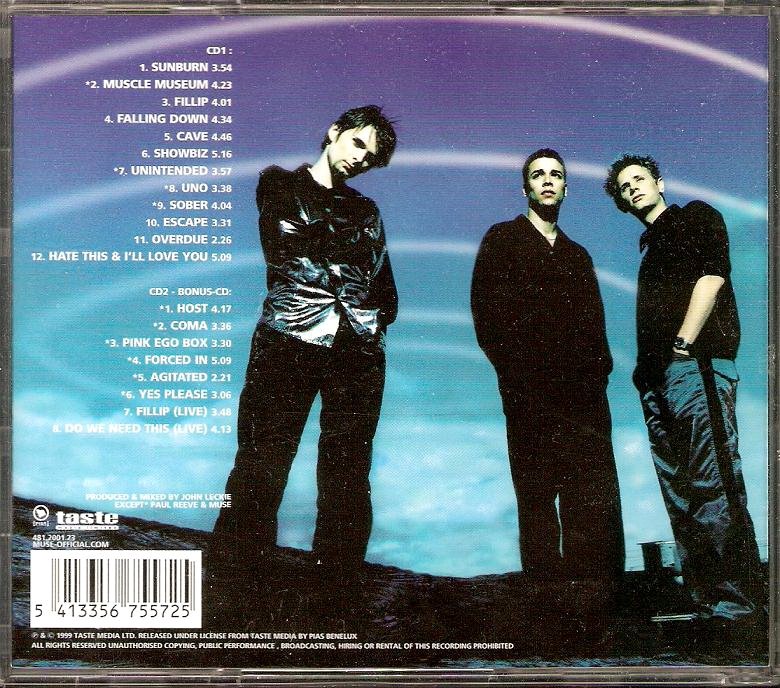 Showbiz (Benelux Limited Festival Edition Bonus CD) Release 2000 — Muse |  Last.fm