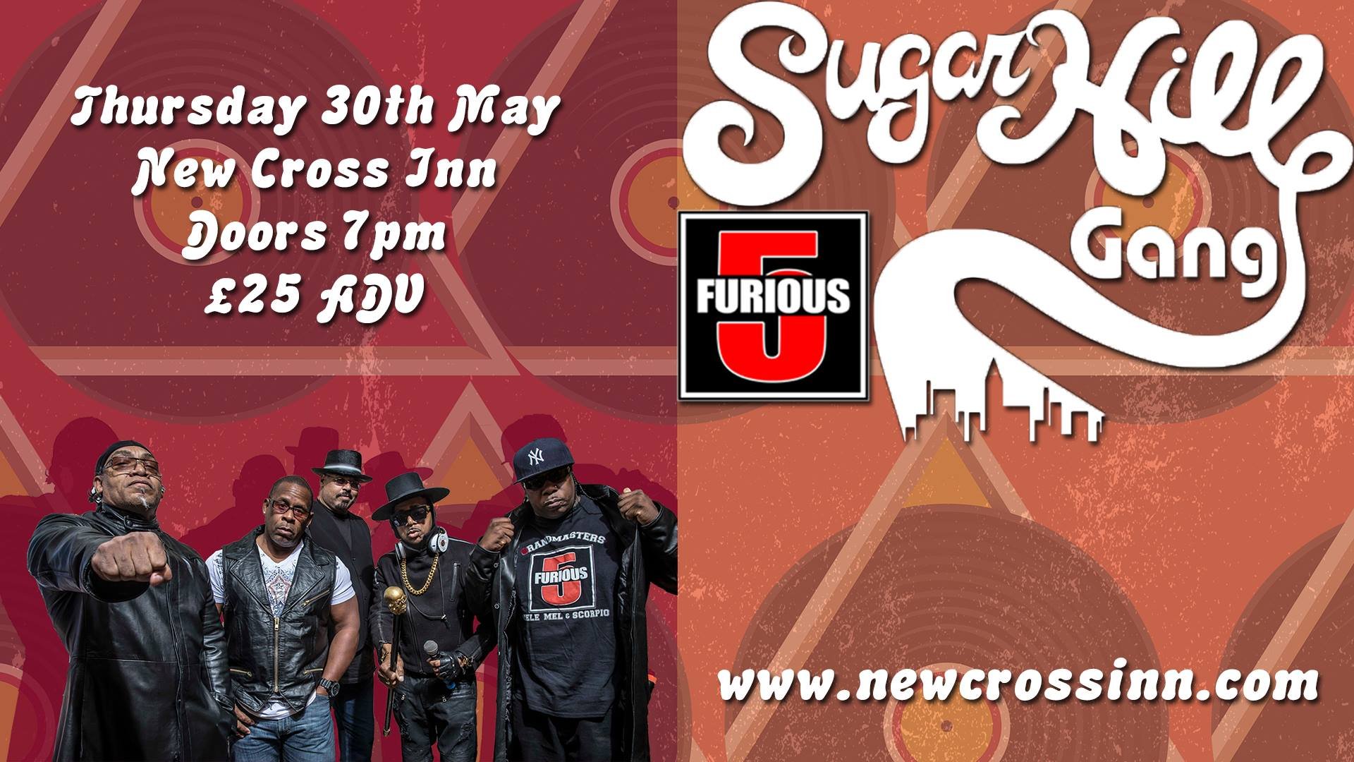 Sugar Hill Gang Furious 5 40 Years Of Rappers Delight Tour At The New Cross Inn London Uk On 30 May 2019 Last Fm