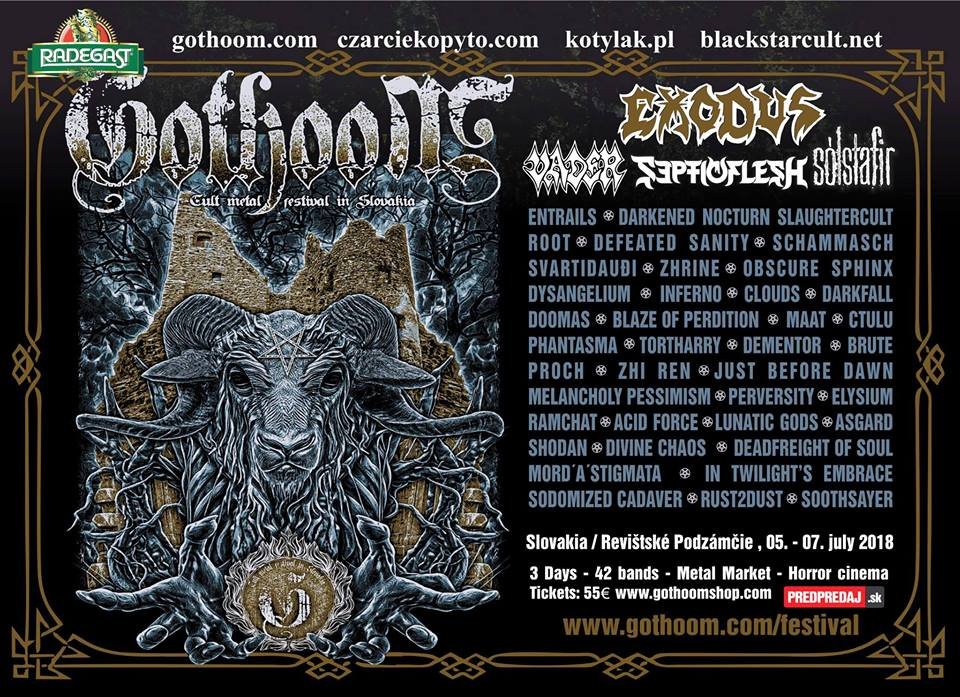 Gothoom Open Air Fest 2018 at undercastle festival (Žarnovica) on 5 Jul  2018 