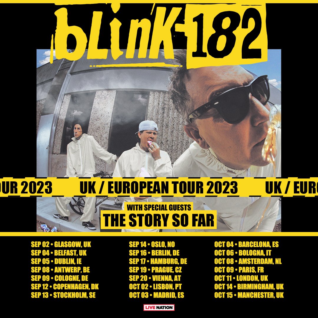Blink 182 Karte - .de