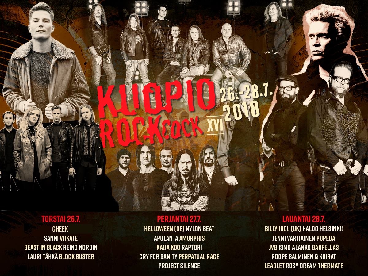 Kuopio RockCock 2018 at Väinölänniemi (Kuopio) on 26 Jul 2018 | Last.fm