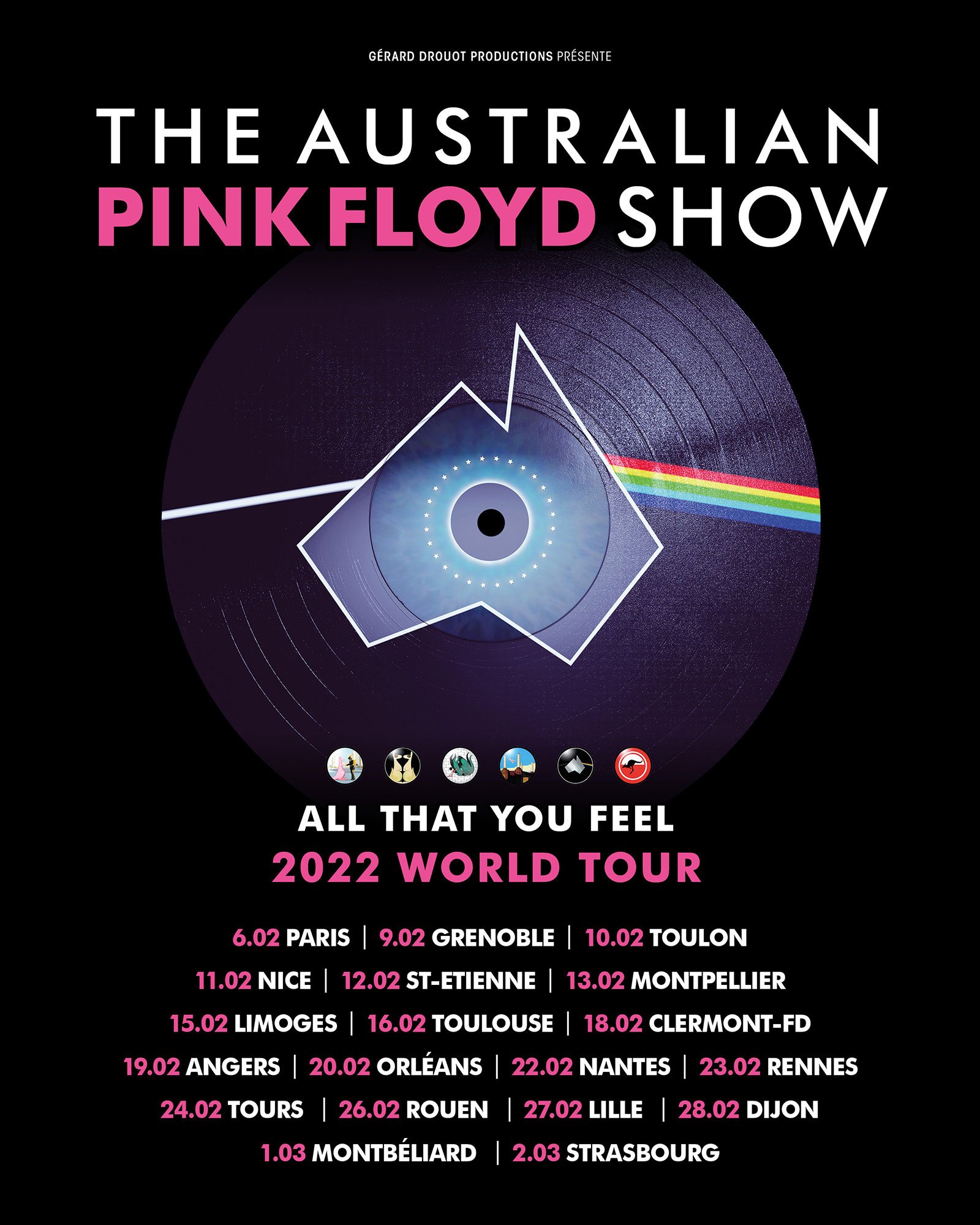 The Australian Pink Floyd: All That You Feel 2022 World Tour à Le Summum  (Grenoble) le 9 Fév 2022 | Last.fm