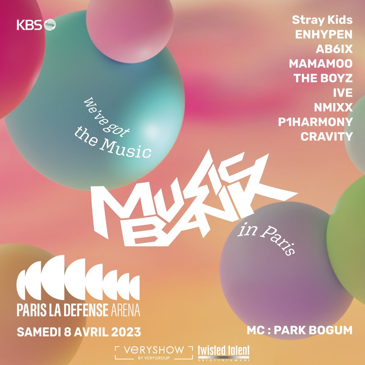 MUSIC BANK IN PARIS en Paris La Defense Arena (Paris) el 8 Abr 2023 |  Last.fm