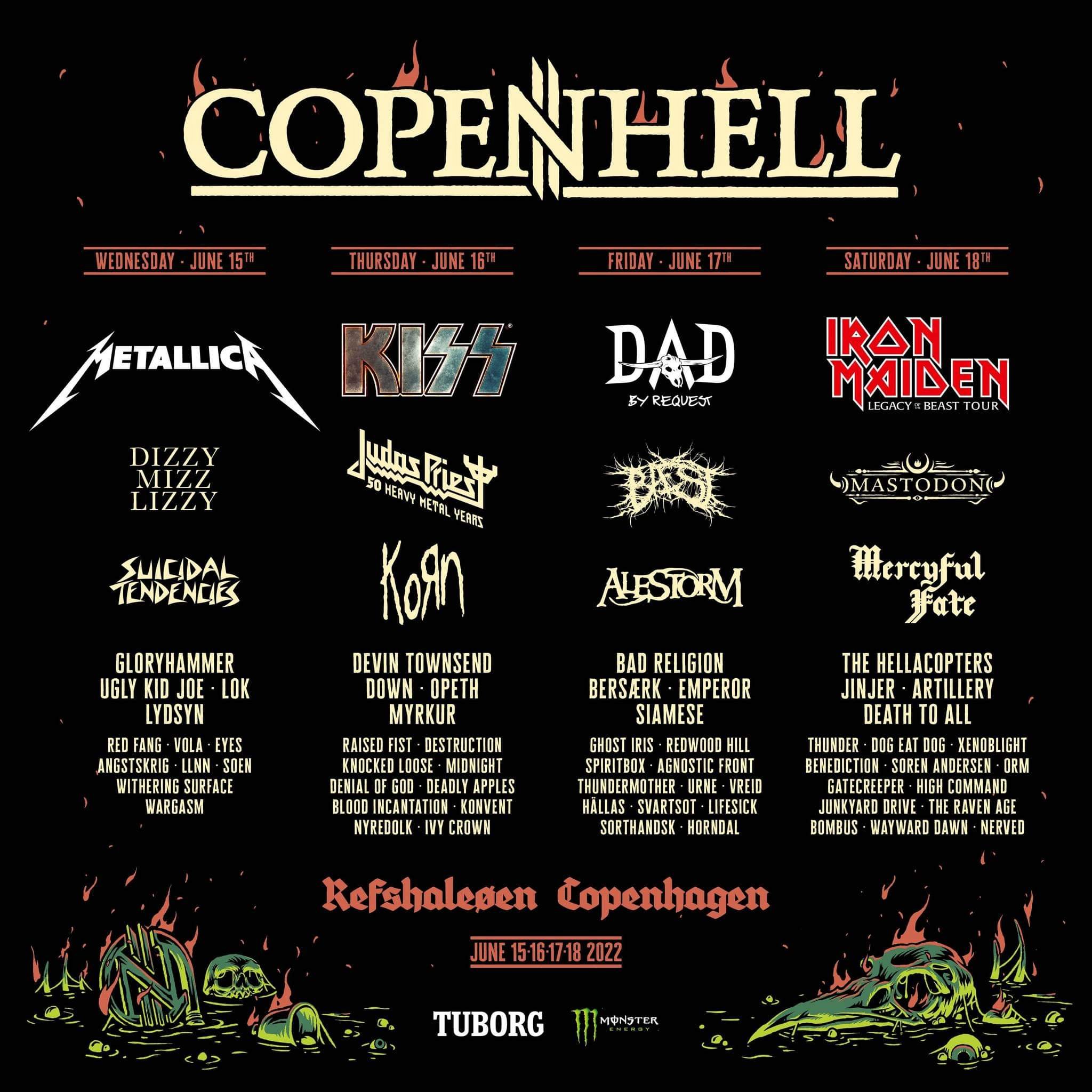 Copenhell 2022 Refshaleoen Kobenhavn 15 2022 Last.fm