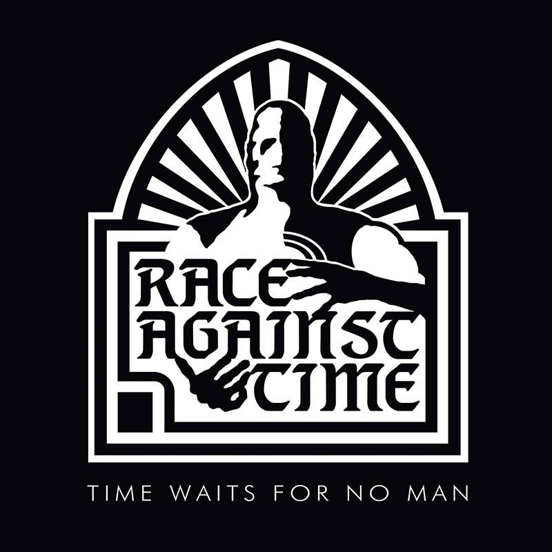 Time will not wait. Race against time. time waits for no man. man against time. no mans label.
