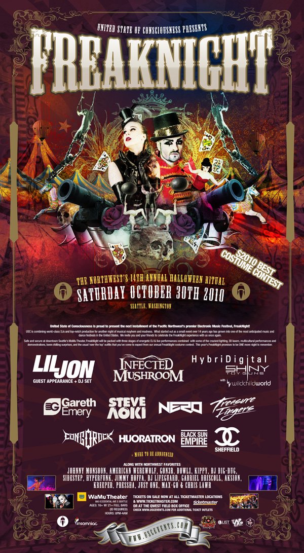 FREAKNIGHT 2010 Ã  WaMu Theater (Seattle) le 30 Oct 2010 ... - 