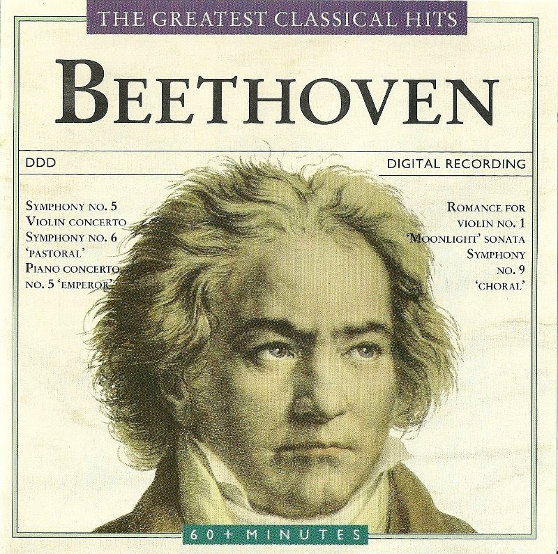 Ludwig van Beethoven Beethoven's Greatest Classical Hits Artwork (1