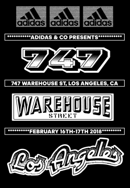 adidas 747 Warehouse St. en Row DTLA (Los el 16 Feb 2018 |