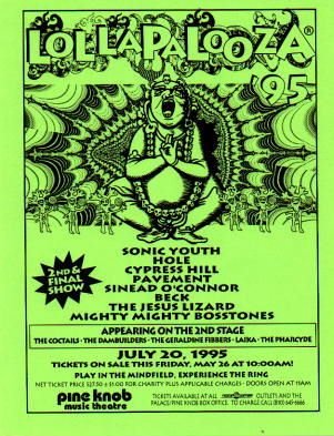 Lollapalooza '95 at DTE Energy Music Theatre (Clarkston) on Lollapalooza '95 at DTE Energy Music Theatre (Clarkston) on