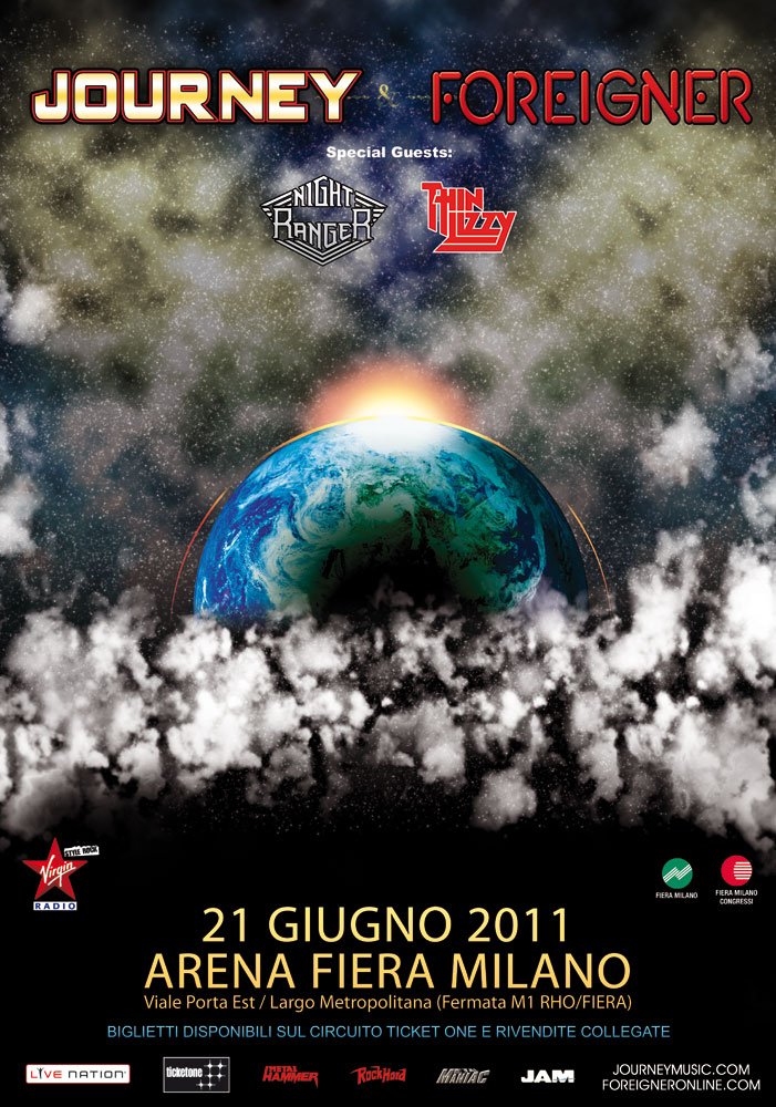Journey + Foreigner at Arena Concerti - Fiera Milano Rho (Rho) on 21 Jun  2011 | Last.fm
