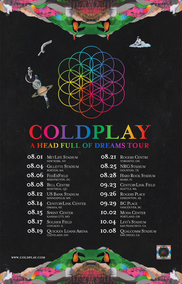 Coldplay: A Head Full Of Dreams Tour at Qualcomm Stadium (San Diego) on 8  Oct 2017 | Last.fm