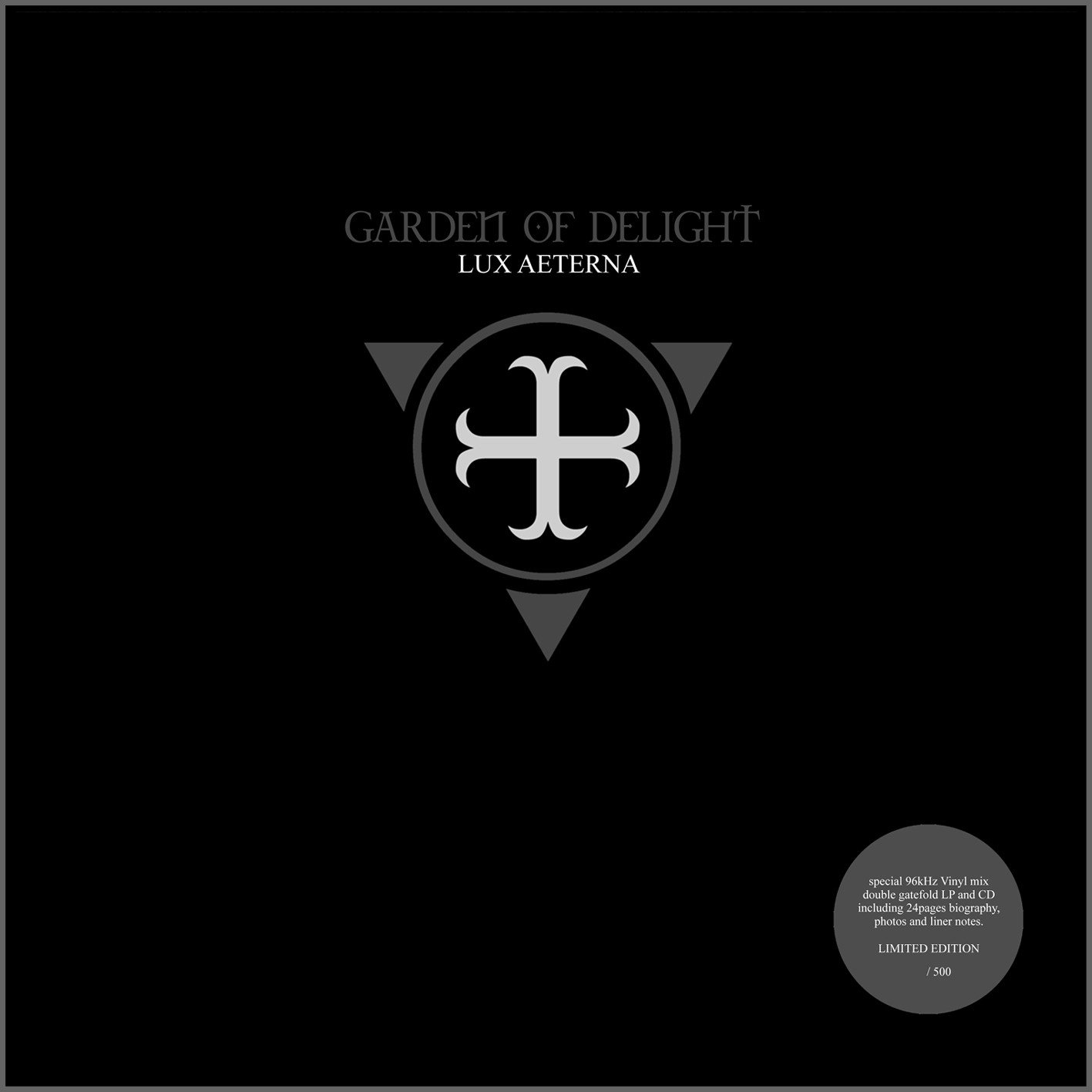 Lux Aeterna обложка. Garden of Delight Готика. Lux Aeterna CD.