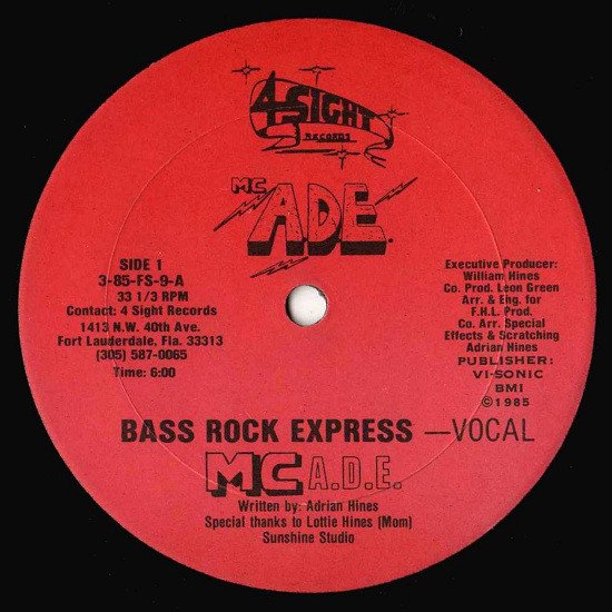 Bass Rock Express — MC ADE | Last.fm