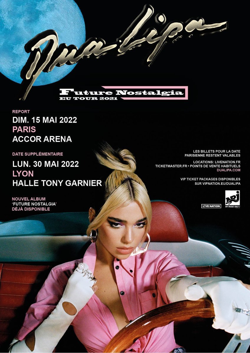 Accor Hotel Arena Dua Lipa Dua Lipa: Future Nostalgia Tour at AccorHotels Arena (Paris) on 15 May 2022  | Last.fm