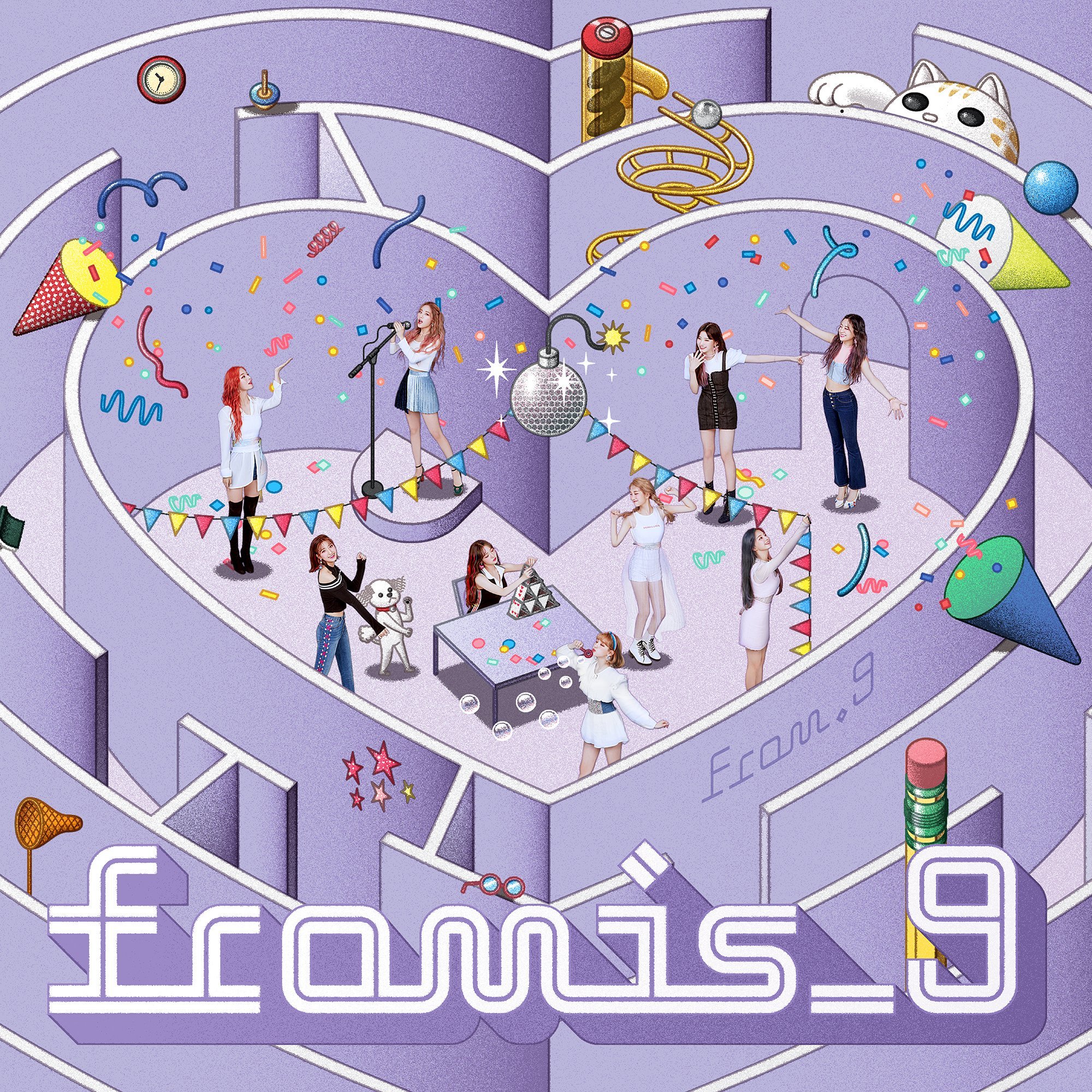 fromis_9 LOVE BOMB ~ menow アルバム ペンライトセット K-POP DVD Fromis_9 2025 PV/TV - LIKE YOU BETTER Supersonic