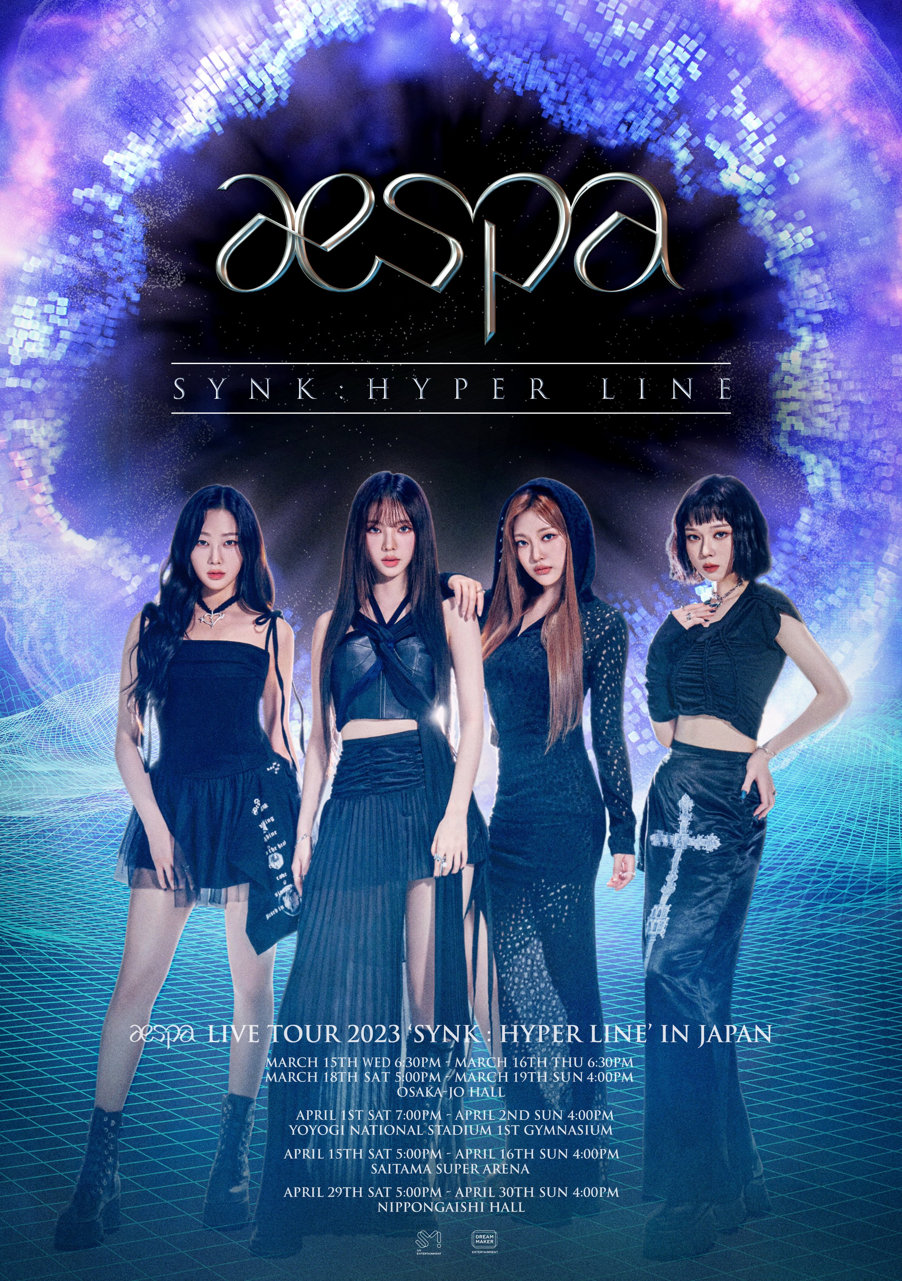 aespa LIVE TOUR 2023 'SYNK : HYPER LINE' in JAPAN at Nippon Gaishi