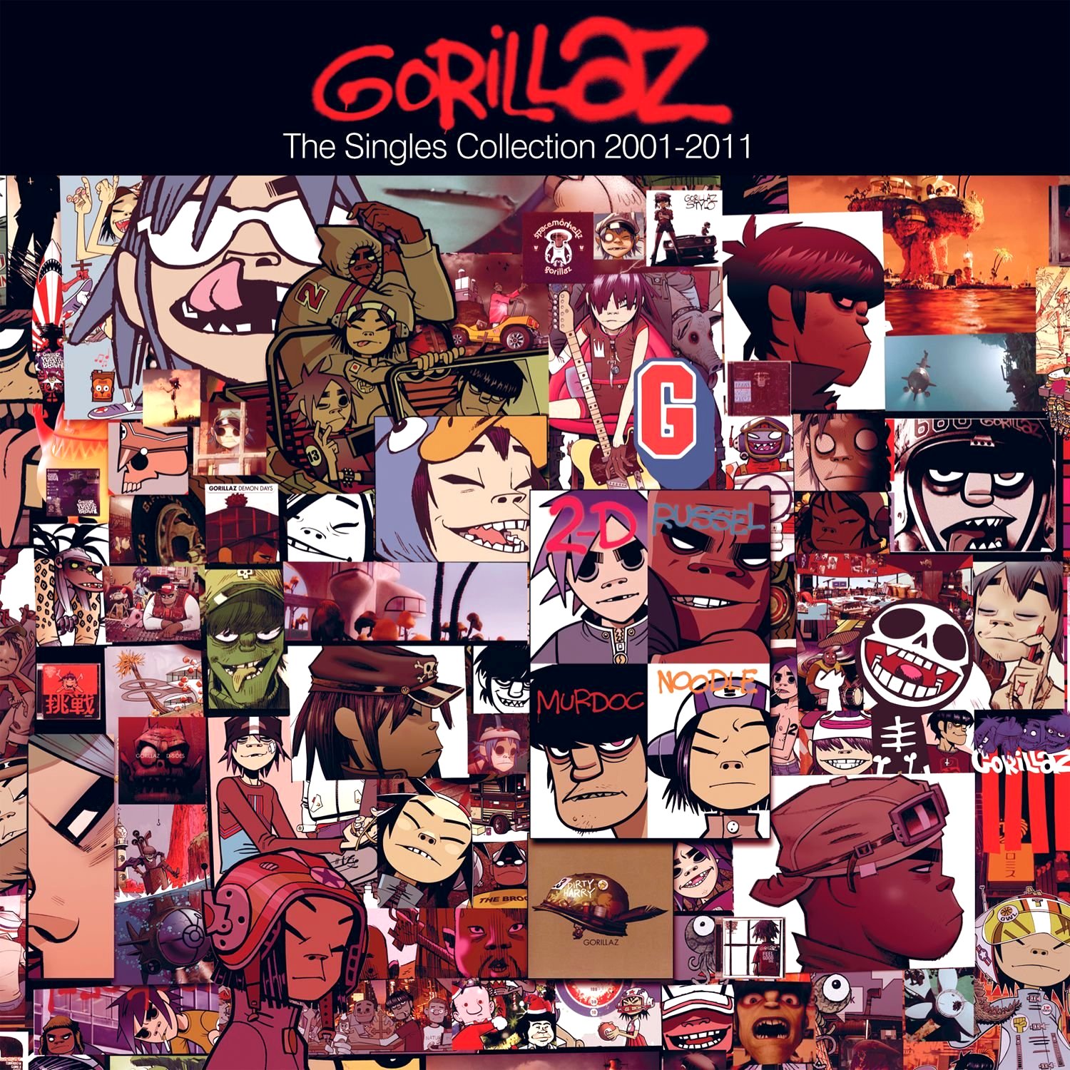 Группа gorillaz альбомы. Gorillaz 2001 обложка. The Singles collection 2001-2011 Gorillaz. Gorillaz the Singles collection. Gorillaz альбом the Singles collection 2001-2011.