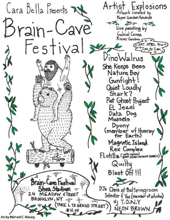 Brain Cave Festival Im Shea Stadium Brooklyn Am 9 Apr 2011