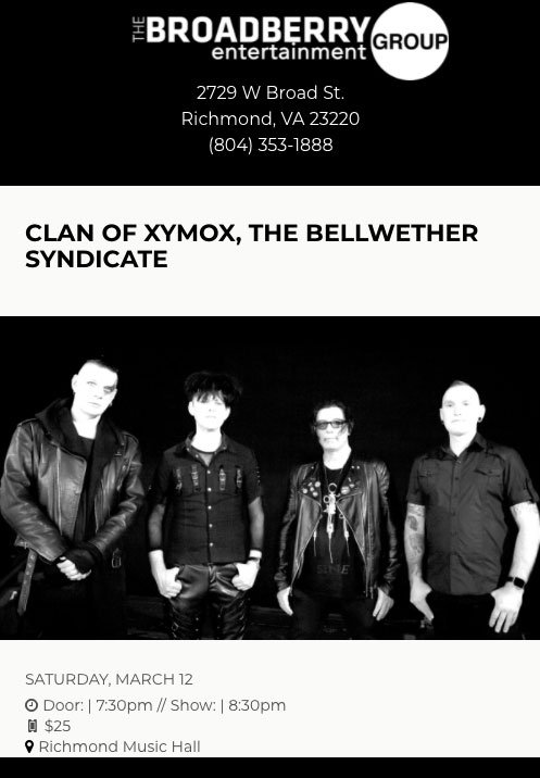 Clan of Xymox cover