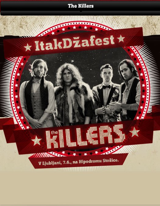 ITAK Džafest z The Killers at Ljubljana (Ljubljana) on 7 Jun 2009 | Last.fm