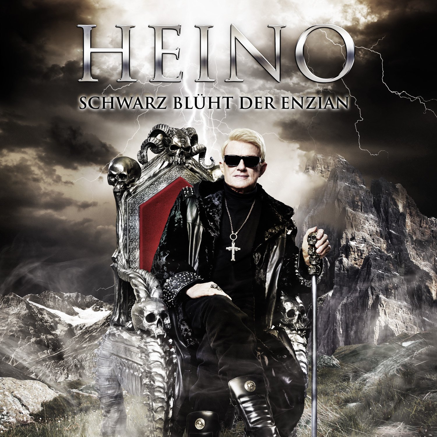 Schwarzbraun ist die haselnuss. Heino. Хайно. Heino album Cover.