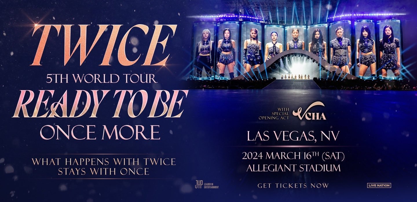 TWICE : 5th World Tour 'Ready To Be' ONCE MORE at Allegiant