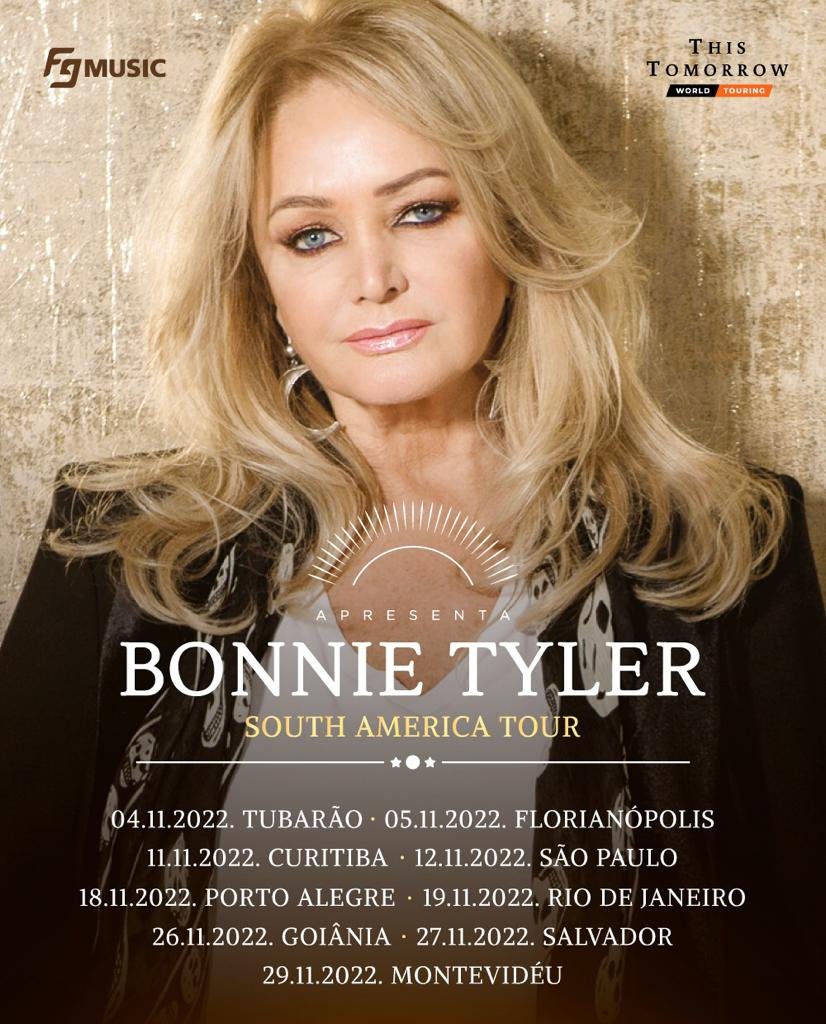 Bonnie Tyler: South America Tour в Tokio Marine Hall (São Paulo), 12 Ноя  2022 | Last.fm