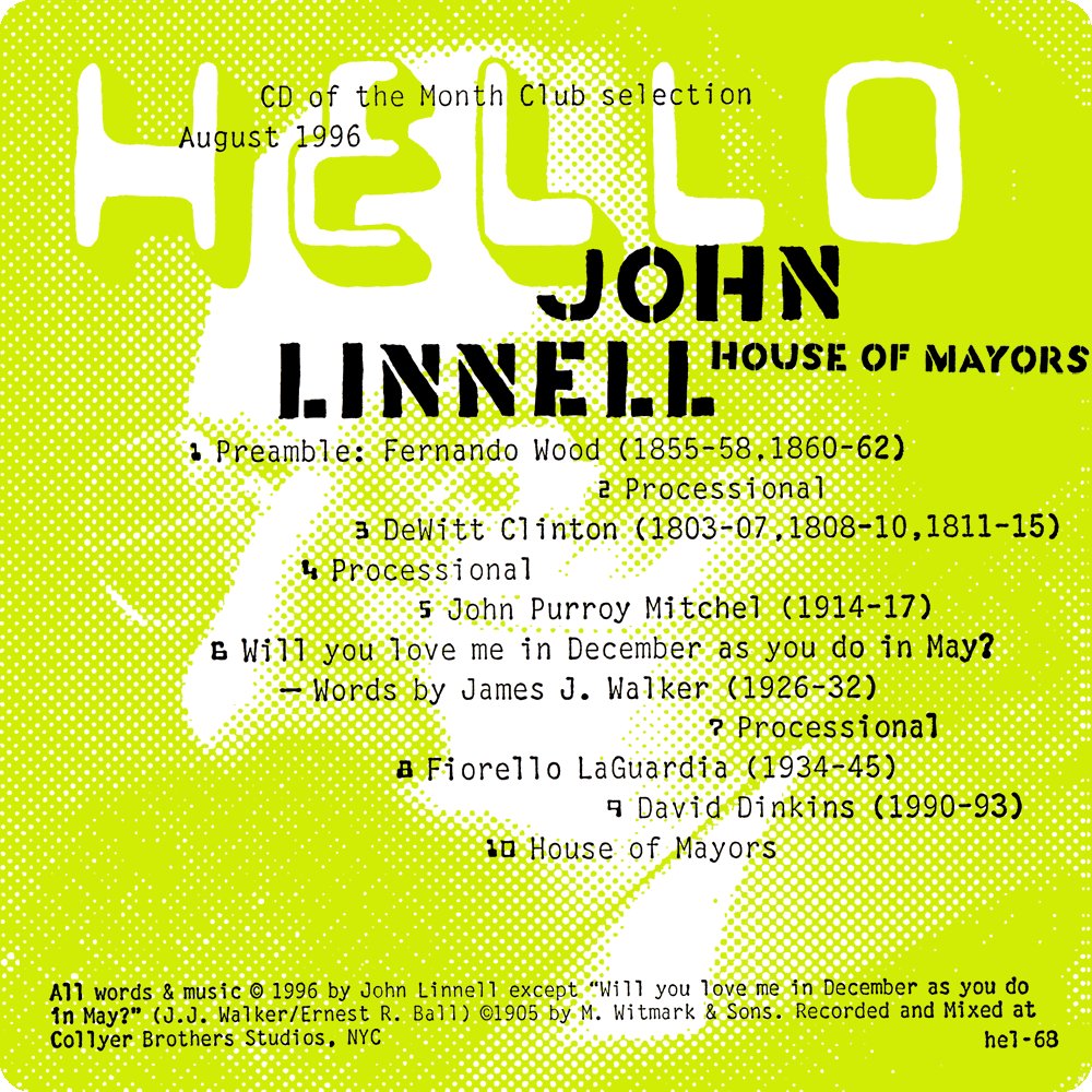 House of Mayors — John Linnell Last.fm