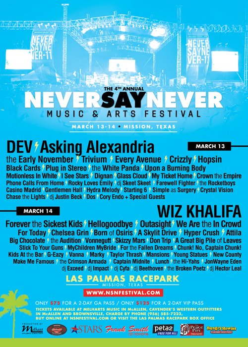 Music festival sales 2012