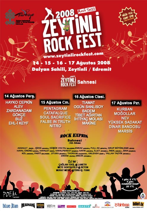 Zeytinli Rock Fest 2008 im Zeytinli (Edremit) am 14. Aug. 2008 | Last.fm
