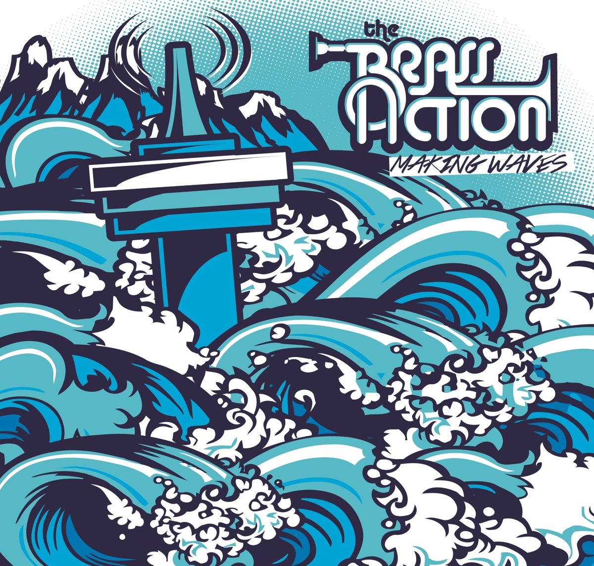I make the waves. The brass action. brass. make waves. making waves.