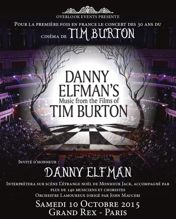 Nominal Acorazado Español Danny Elfman's Music from the Films of Tim Burton (5:30 show) en Le Grand  Rex (Paris) el 10 Oct 2015 | Last.fm